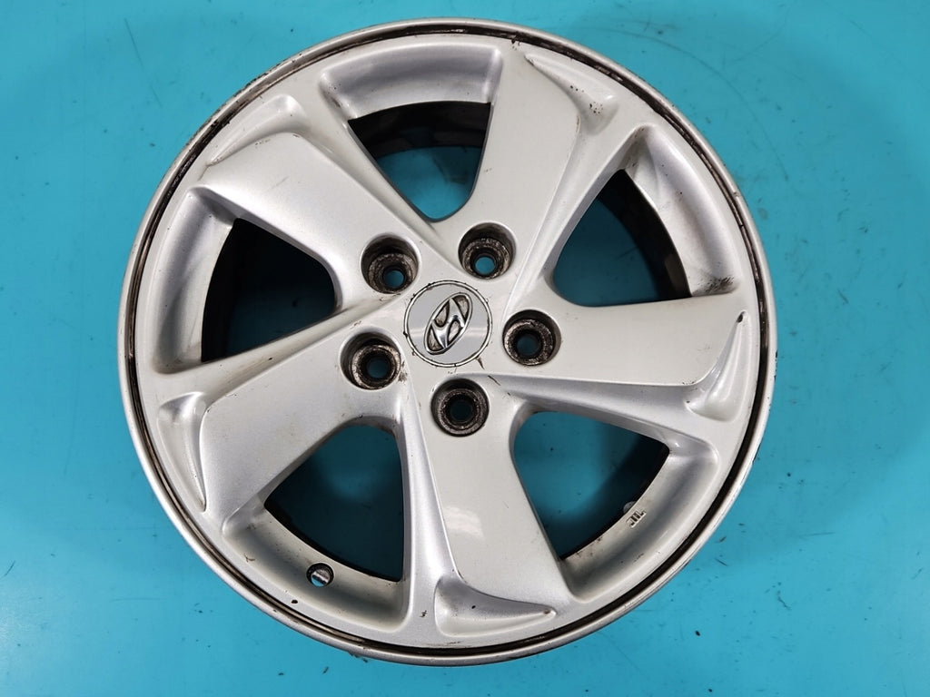 1x Alufelge 16 Zoll 6.5" 5x114.3 45ET 1429624 Hyundai Ix35 Rim Wheel FEL6101909012wp