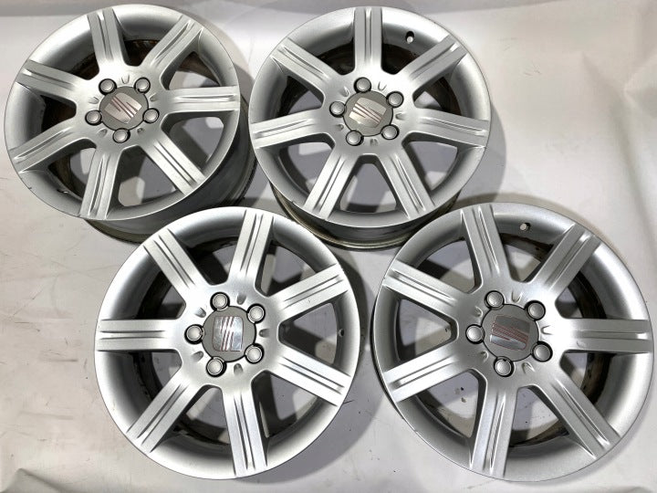 4x Alufelge 16 Zoll 6.5" 5x110 50ET 1P0601025 Seat Alhambra Rim Wheel FEL7025684197sb