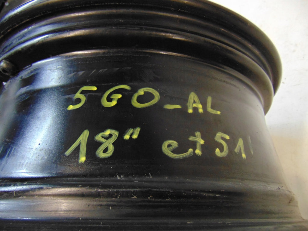1x Alufelge 18 Zoll 7.5" 5x112 51ET Glanz Grau 5G0601025AL VW Golf Vii Rim Wheel FEL1223857677mc