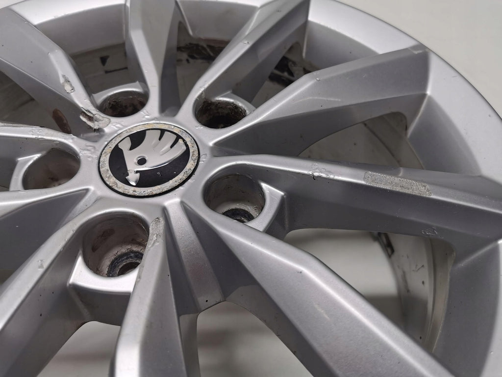 1x Alufelge 16 Zoll 6.5" 5x112 7E0601025AD Skoda Octavia Iii Rim Wheel