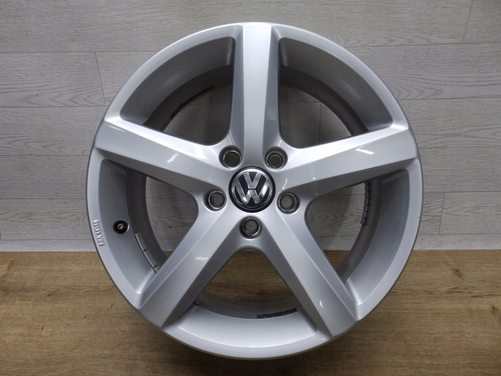 4x Alufelge 17 Zoll 6.5" 5x112 39ET Silber 1K8071497A VW Scirocco Golf Rim Wheel FEL6997265717xa