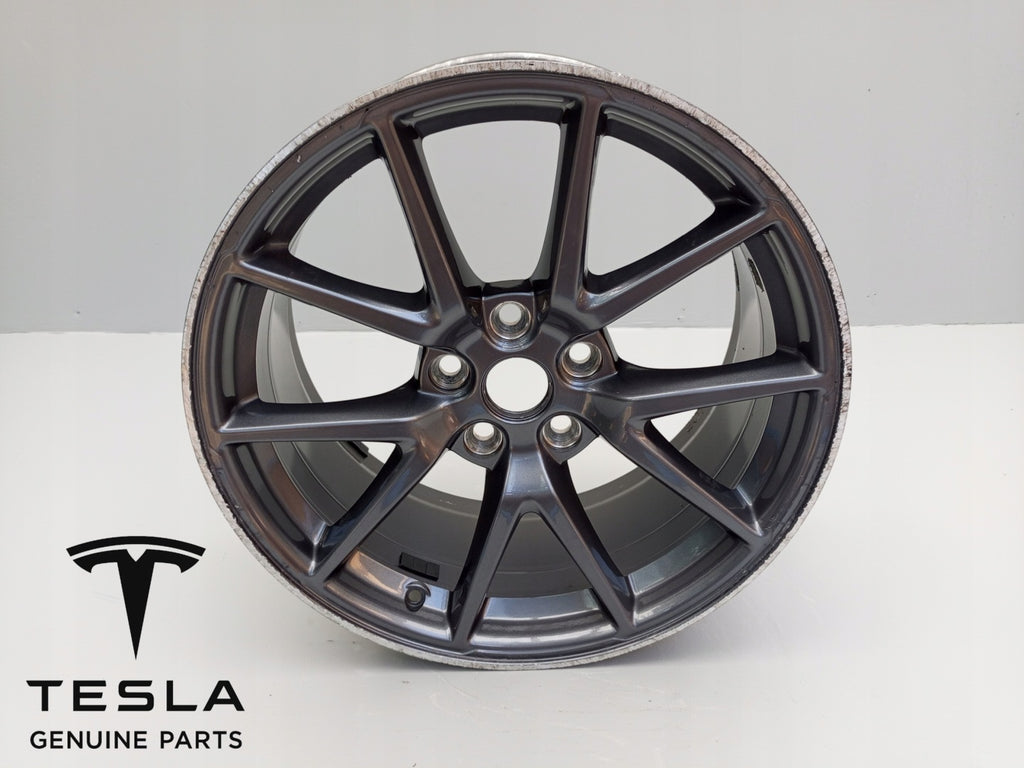 1x Alufelge 18 Zoll 8.5" 5x114.3 40ET Glanz Graphit J9C3-1007-CA Tesla 3 FEL7431181518yz
