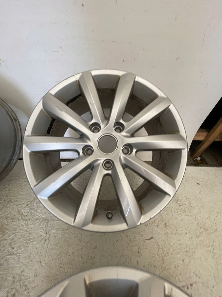 4x Alufelge 19 Zoll 8.5" 5x130 59ET Glanz Silber 7P6601025 VW Touareg 7p6 FEL6584351896wb