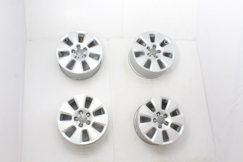 4x Alufelge 17 Zoll 7.5" 5x112 37ET Glanz Silber 4G0601025L Audi Rim Wheel