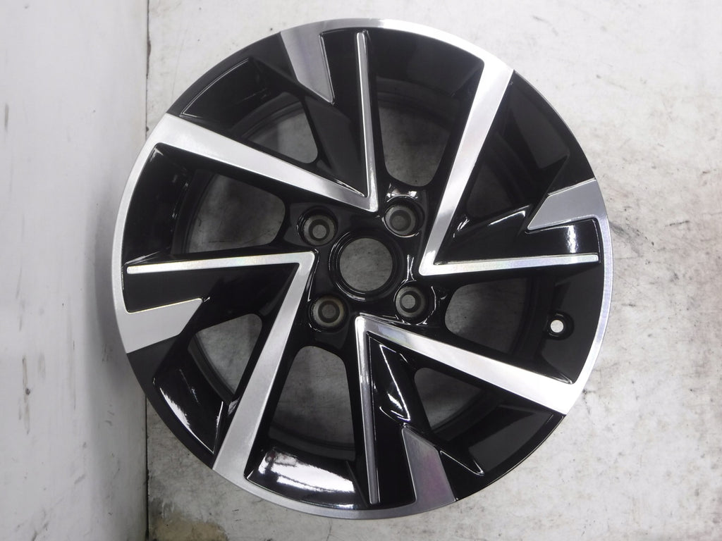 1x Alufelge 16 Zoll 6.5" 4x108 38ET Glanz Schwarz 9847228980- Opel Corsa F FEL9071193929no