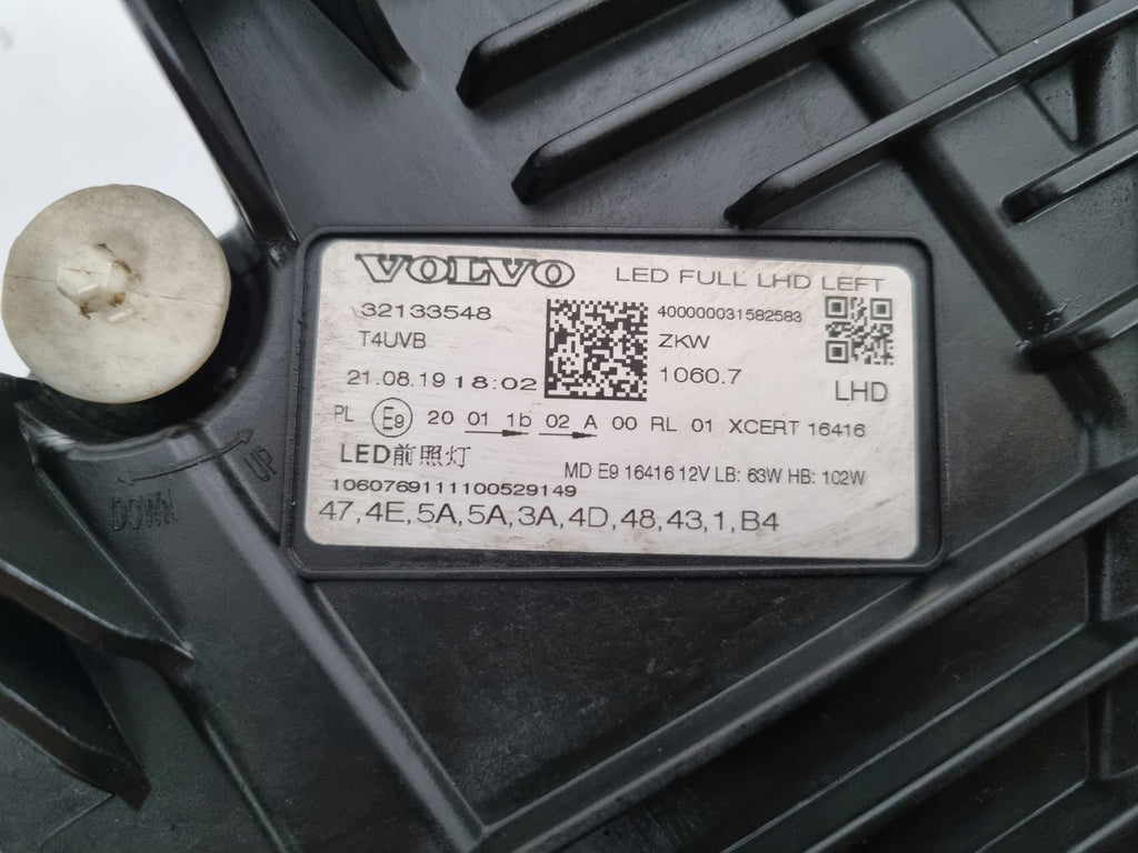 Frontscheinwerfer Volvo Xc60 II 32133548 LED Links Scheinwerfer Headlight SCH8500077310qa
