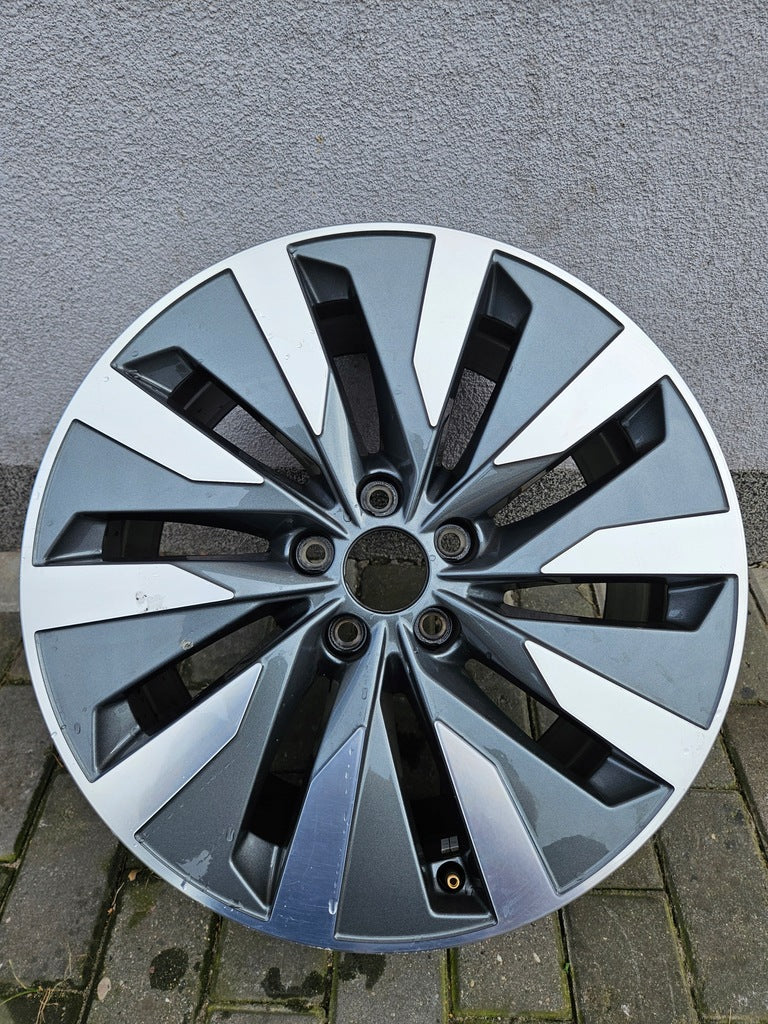 1x Alufelge 18 Zoll 8.0" 5x112 39ET Glanz Grau 4K0601025 Audi A6 Mg Rim Wheel FEL9654708639we