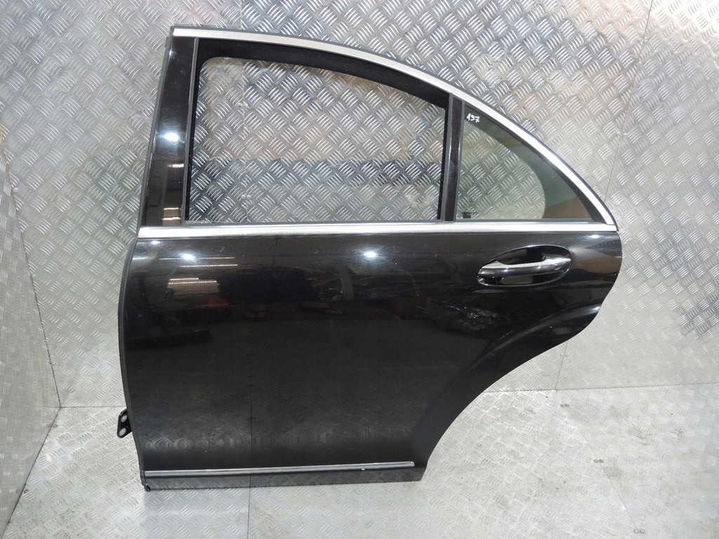 Tür Mercedes-Benz W221 Hinten Links Schwarz Door Porta Porte