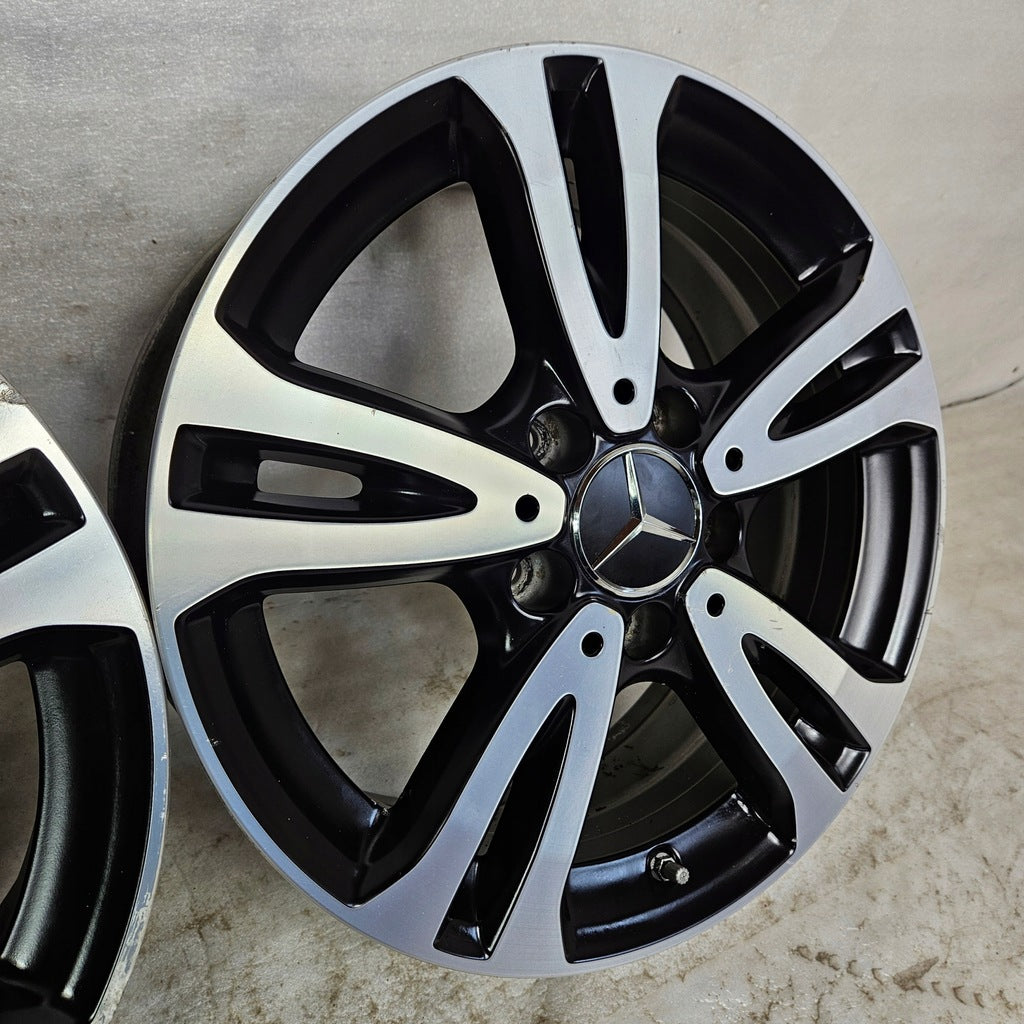 4x Alufelge 16 Zoll 6.5" 5x112 49ET A2464010000 Mercedes-Benz W177 W246 FEL2271772567rc