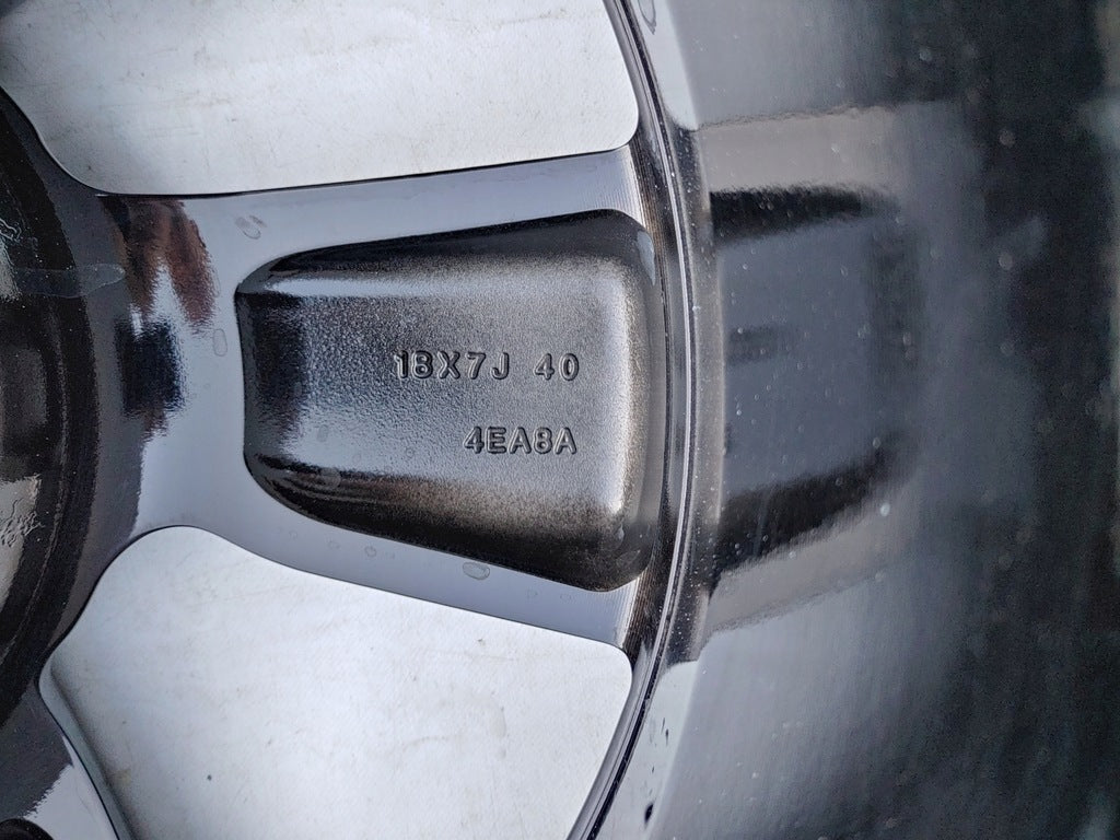 1x Alufelge 18 Zoll 7.0" 5x114.3 40ET Glanz Schwarz 4EA8A- Nissan Qashqai Ii FEL2203391842pp