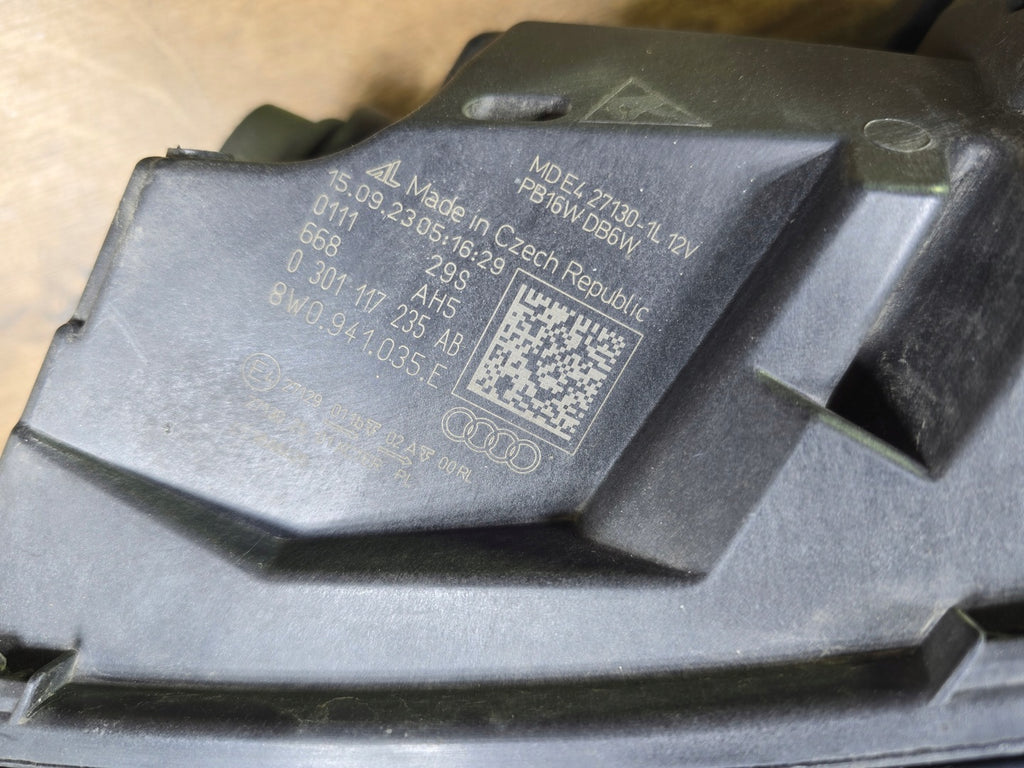 Frontscheinwerfer Audi A4 8W0941035E Links Scheinwerfer Headlight SCH4304091300sg