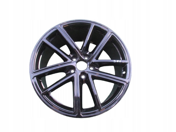 1x Alufelge 19 Zoll 8.5" 5x112 46ET Glanz Schwarz 8B3601025BA Audi A5 Rim Wheel FEL4452417299zv