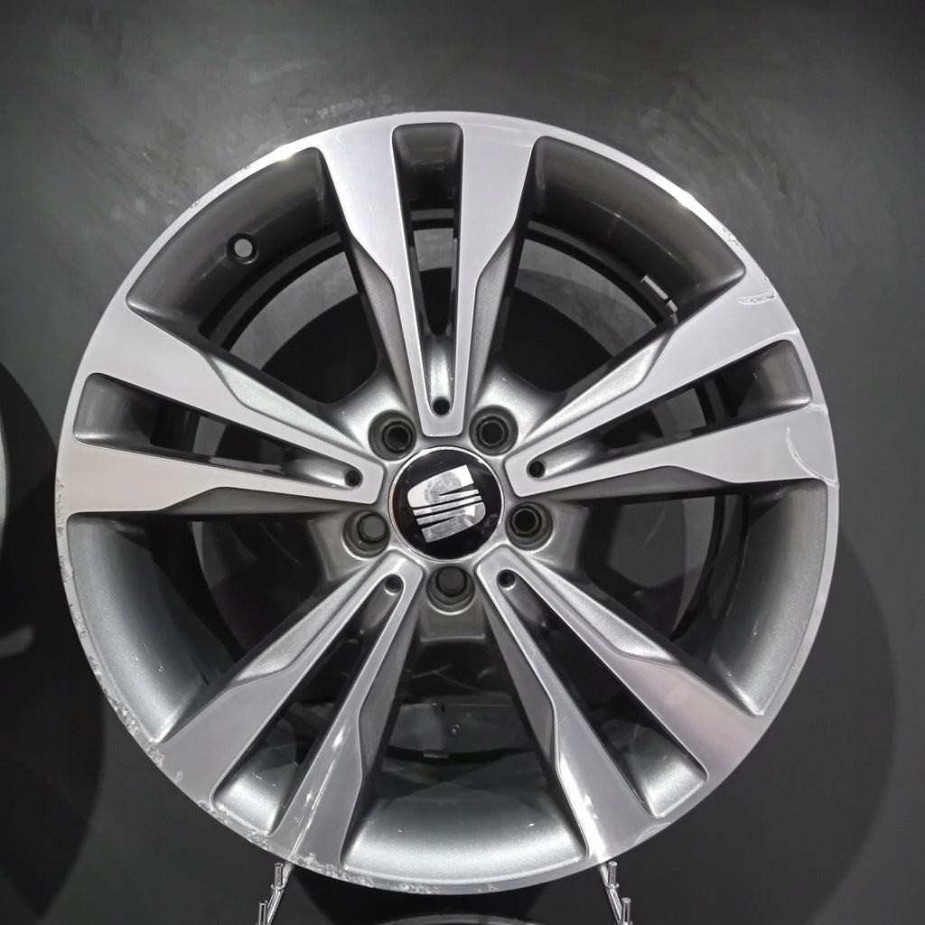 4x Alufelge 18 Zoll 7.5" 5x112 44ET A2054012802 Mercedes-Benz Mg Rim Wheel FEL1451420150bt