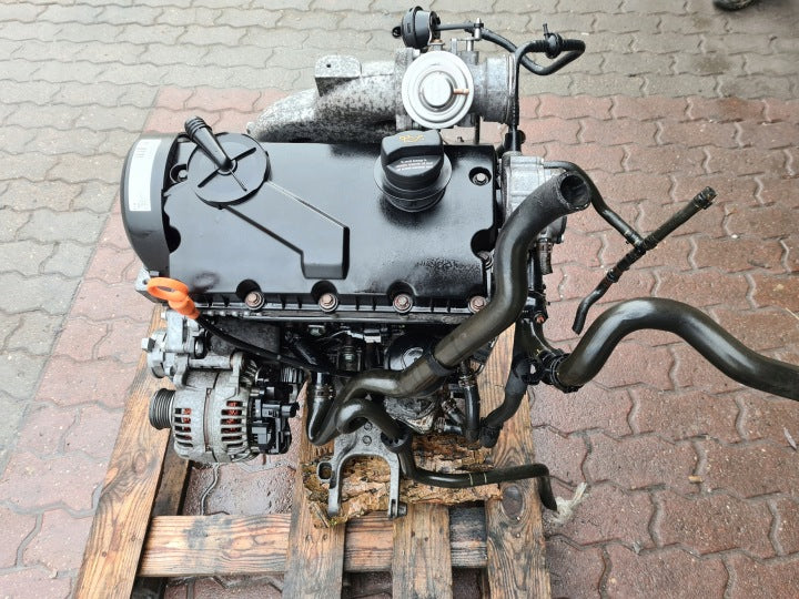 Motor VW T5 AXB 1.9 TDI 105PS 77kW 174TKm Diesel Engine Komplett MOT2478192218im