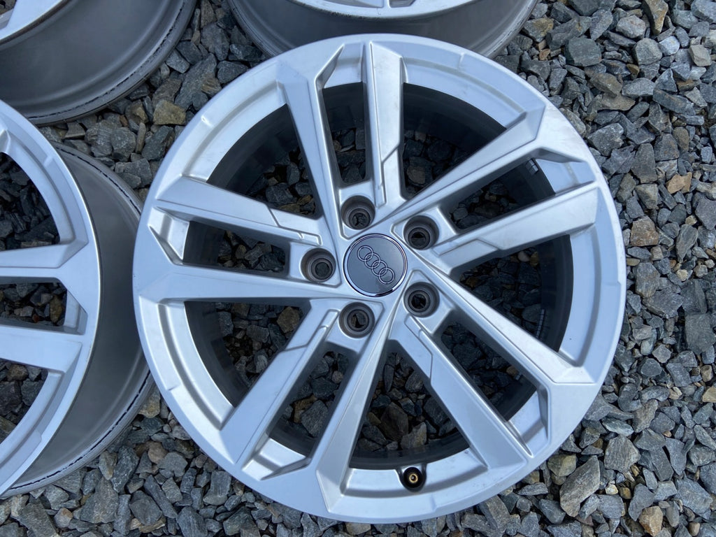 4x Alufelge 17 Zoll 6.5" 5x112 43ET Glanz Silber 8Y0601025L Audi A6 A4 Rim Wheel FEL3782394845xt