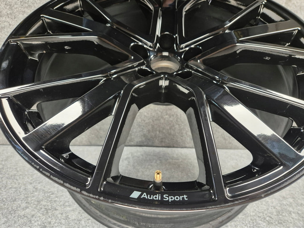 1x Alufelge 21 Zoll 9.5" 5x112 36ET Glanz Schwarz 4KE601025AJ Audi E-Tron FEL3966073584lx