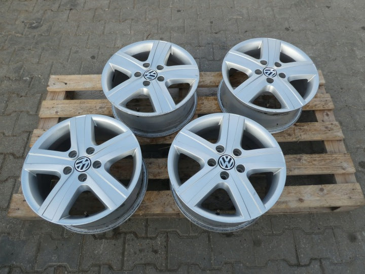 4x Alufelge 17 Zoll 7.0" 5x120 55ET Glanz Silber 7H0601025 VW T6 T5 Rim Wheel FEL3479768168vl