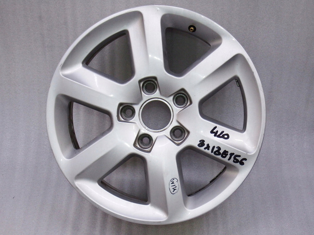 1x Alufelge 18 Zoll 8.0" 5x130 56ET Glanz Silber 4L0601025AG Audi Q7 Rim Wheel