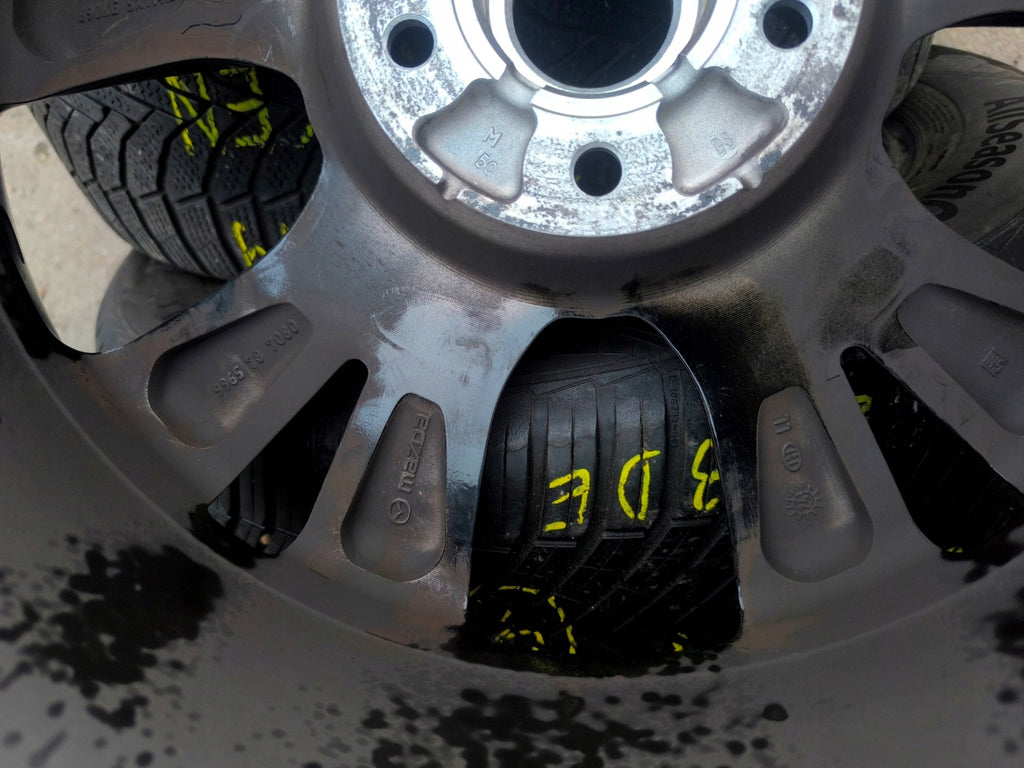 1x Alufelge 18 Zoll 7.0" 5x114.3 45ET Glanz Schwarz 9965787080 Mazda 3 Rim Wheel FEL6316659416ej