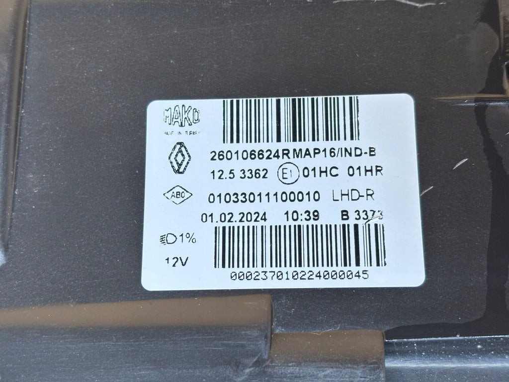 Frontscheinwerfer Renault Clio IV 260106624R FALSE Scheinwerfer Headlight SCH8193148322oq