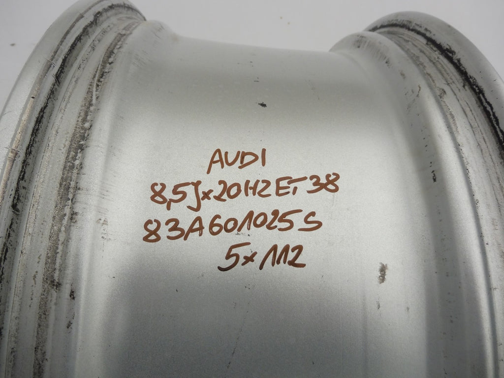 1x Alufelge 20 Zoll 8.5" 5x112 38ET Glanz 83A601025S Audi Rim Wheel FEL6865558157hg