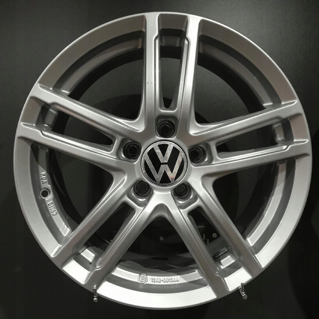 4x Alufelge 17 Zoll 7.0" 5x112 48 5ET Glanz Silber Rim Wheel FEL8509579254eh