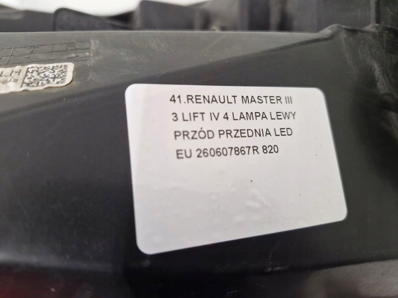 Frontscheinwerfer Renault Master III 260607867R Links Scheinwerfer Headlight SCH1997053130eg