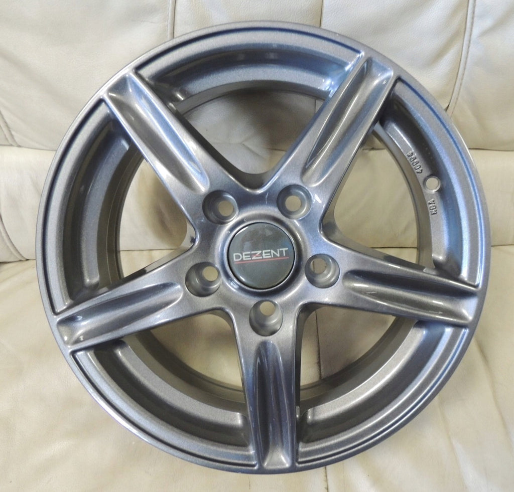 4x Alufelge 15 Zoll 6.0" 5x112 48ET Glanz Graphit TLLK8AA48 Rim Wheel FEL6534482385pr