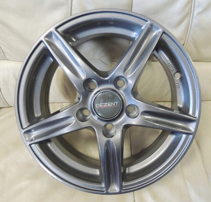 4x Alufelge 15 Zoll 6.0" 5x112 48ET Glanz Graphit TLLK8AA48 Rim Wheel FEL6534482385pr