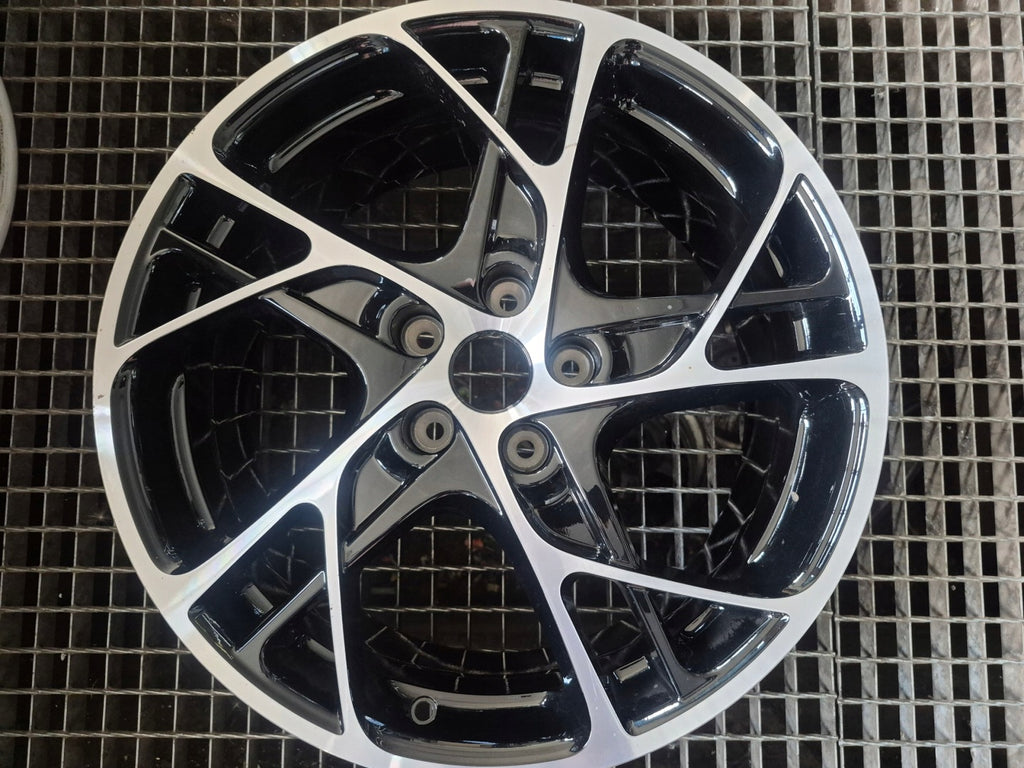1x Alufelge 19 Zoll 8.5" 5x114.3 65ET Glanz Schwarz 403000033R Renault Rim Wheel FEL9157865471wh
