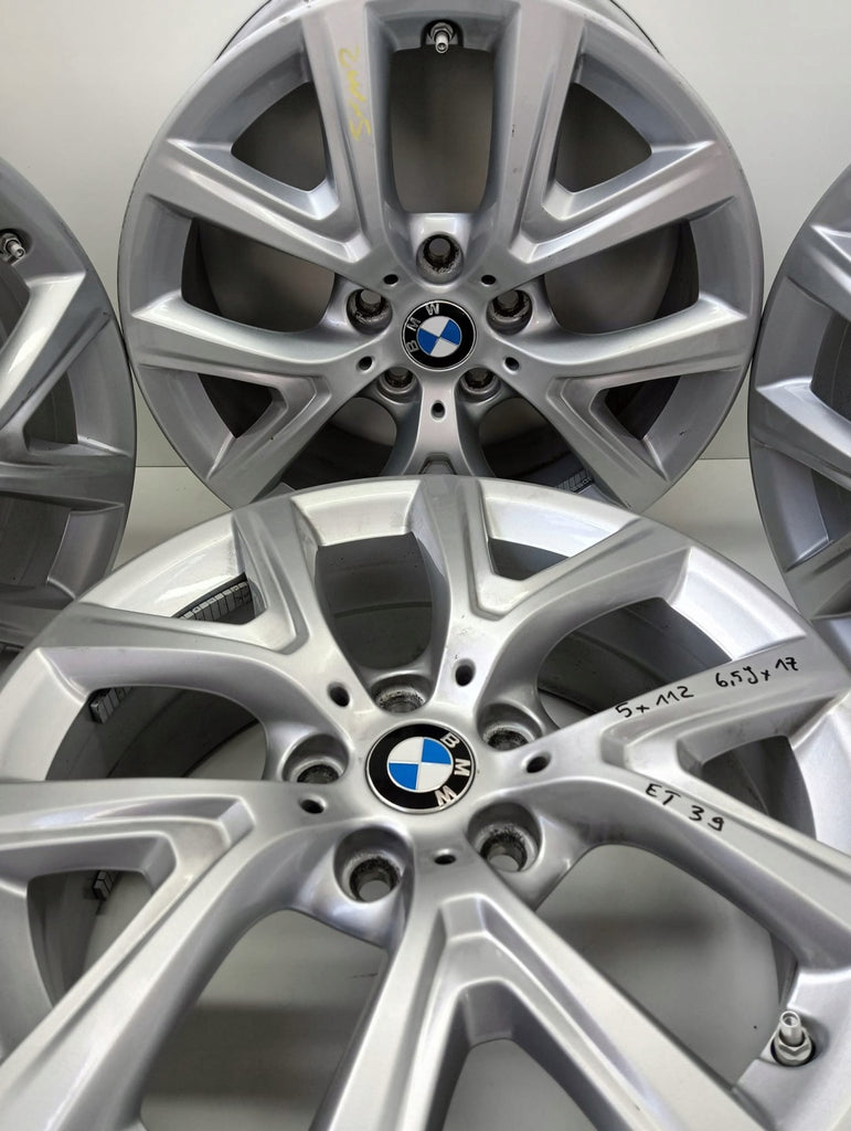 4x Alufelge 17 Zoll 6.5" 5x112 39ET Glanz Silber 6856076 BMW F39 X1 F48 FEL8031093124az