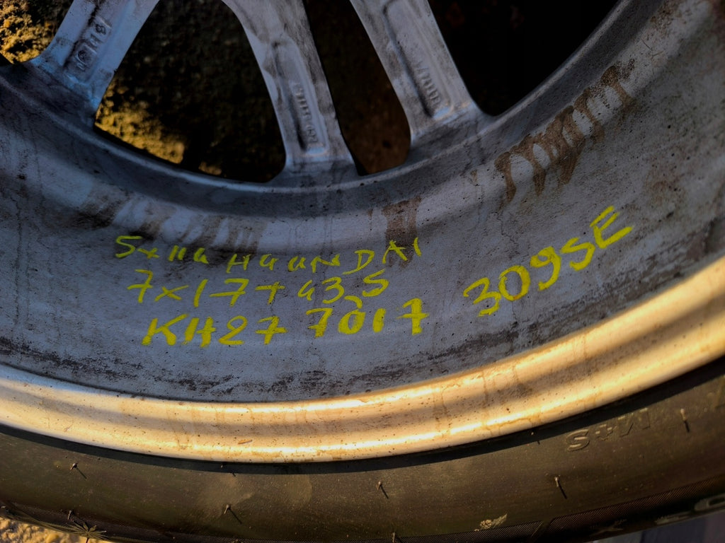1x Alufelge 17 Zoll 7.0" 5x114.3 43 5ET Hyundai Tucson Sportage Rim Wheel FEL3035327554qp