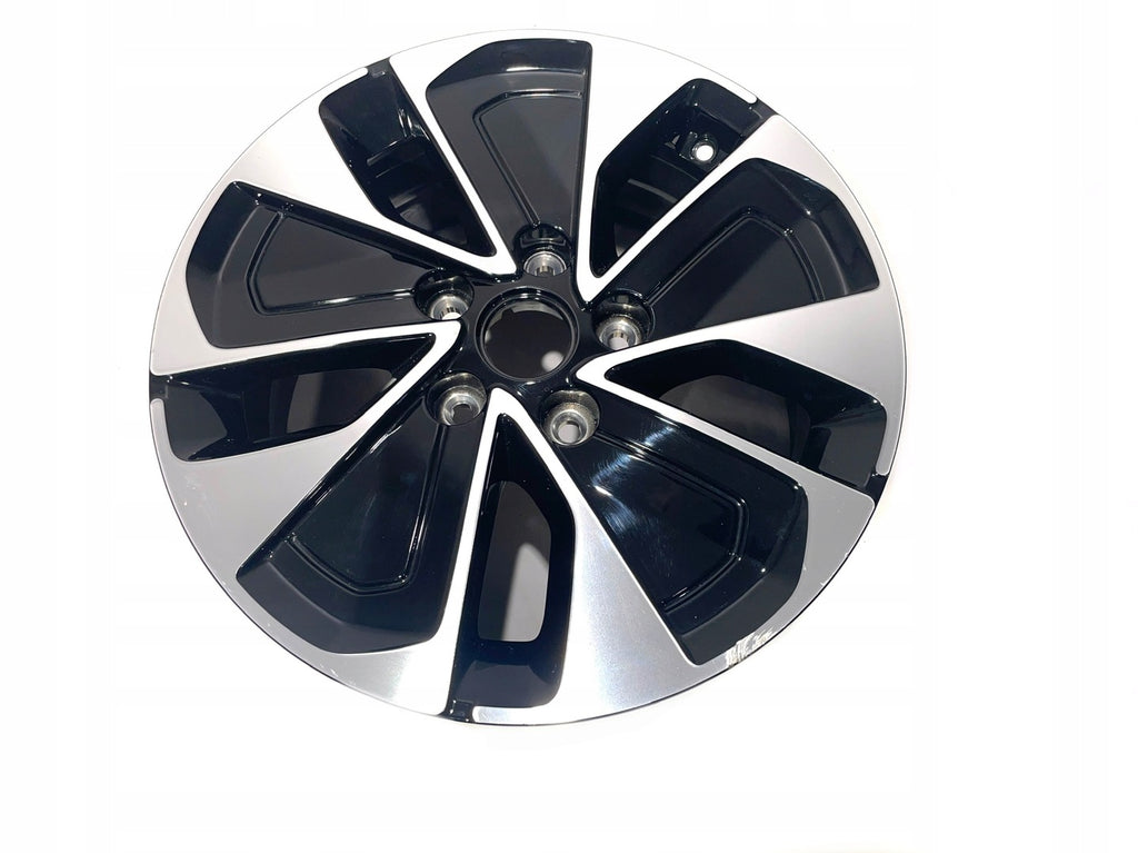 1x Alufelge 16 Zoll 6.5" 5x114.3 50ET Glanz Schwarz 52910-CR100 Kia Optima