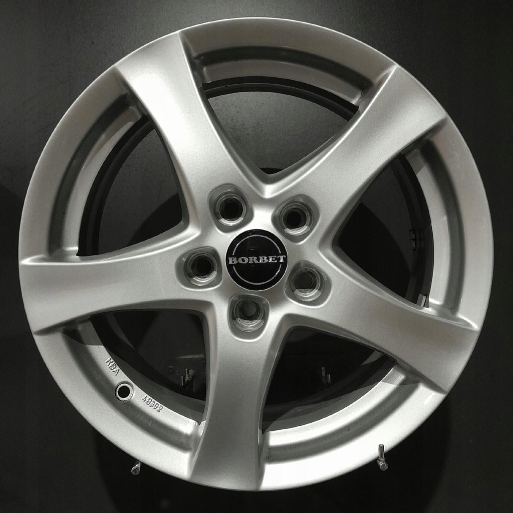4x Alufelge 16 Zoll 6.5" 5x105 50ET Glanz Silber Ford Mondeo I Rim Wheel FEL2738824662we