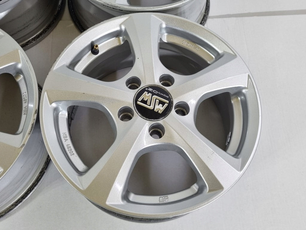 4x Alufelge 16 Zoll 6.5" 5x112 42ET KBA49261 Audi Rim Wheel FEL2331252290bc