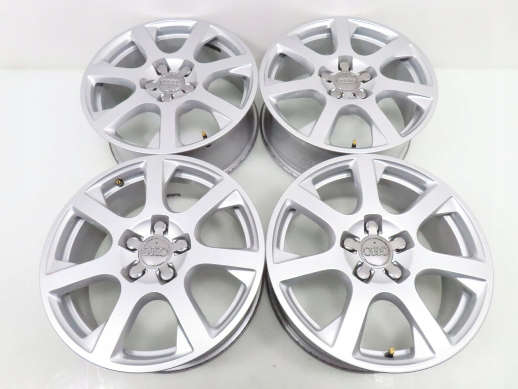 4x Alufelge 17 Zoll 7.0" 5x112 37ET Glanz Silber 8R0601025E Audi Q5 Q3 Rim Wheel FEL1875236057ej