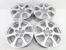Laden Sie das Bild in den Galerie-Viewer, 4x Alufelge 17 Zoll 7.0" 5x112 37ET Glanz Silber 8R0601025E Audi Q5 Q3 Rim Wheel FEL1875236057ej