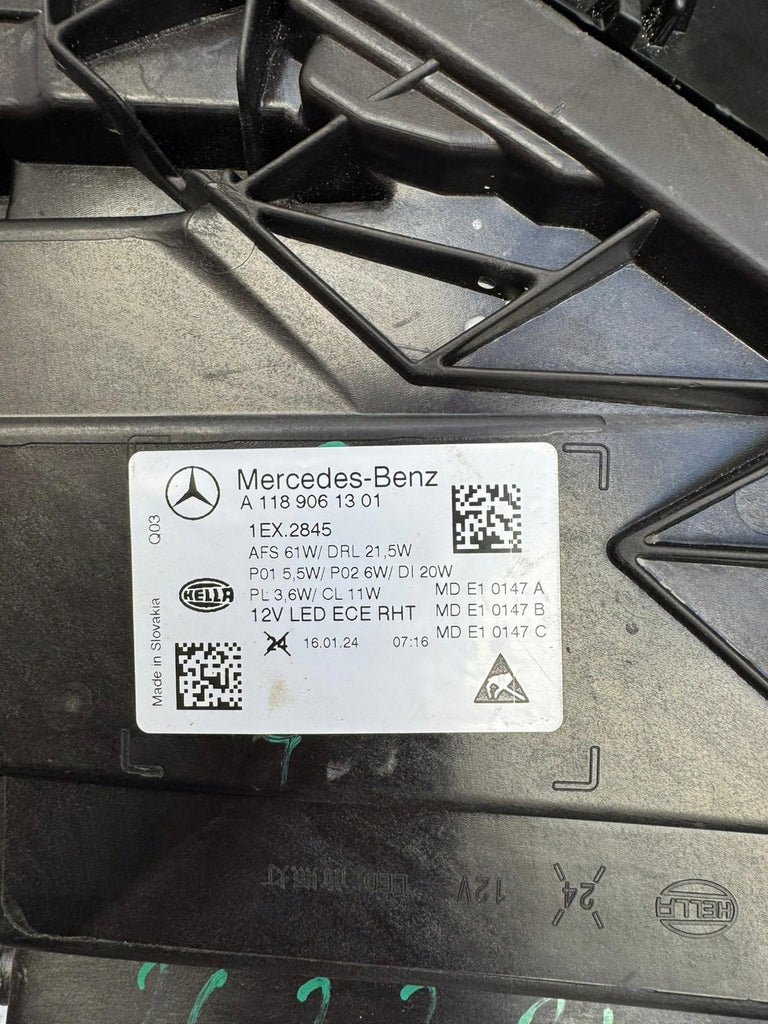 Frontscheinwerfer Mercedes-Benz Cla A1189061301 LED Rechts oder Links SCH7426278783lc