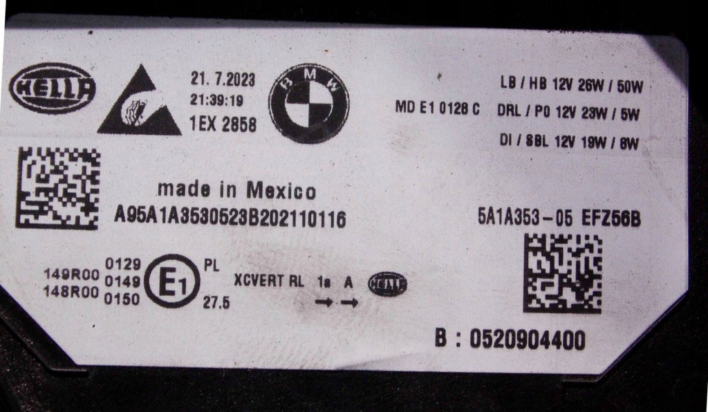 Frontscheinwerfer BMW 3 G21 G20 5A1A35305 1EX2858 0520904400MDE10128C Links SCH8357165937ed