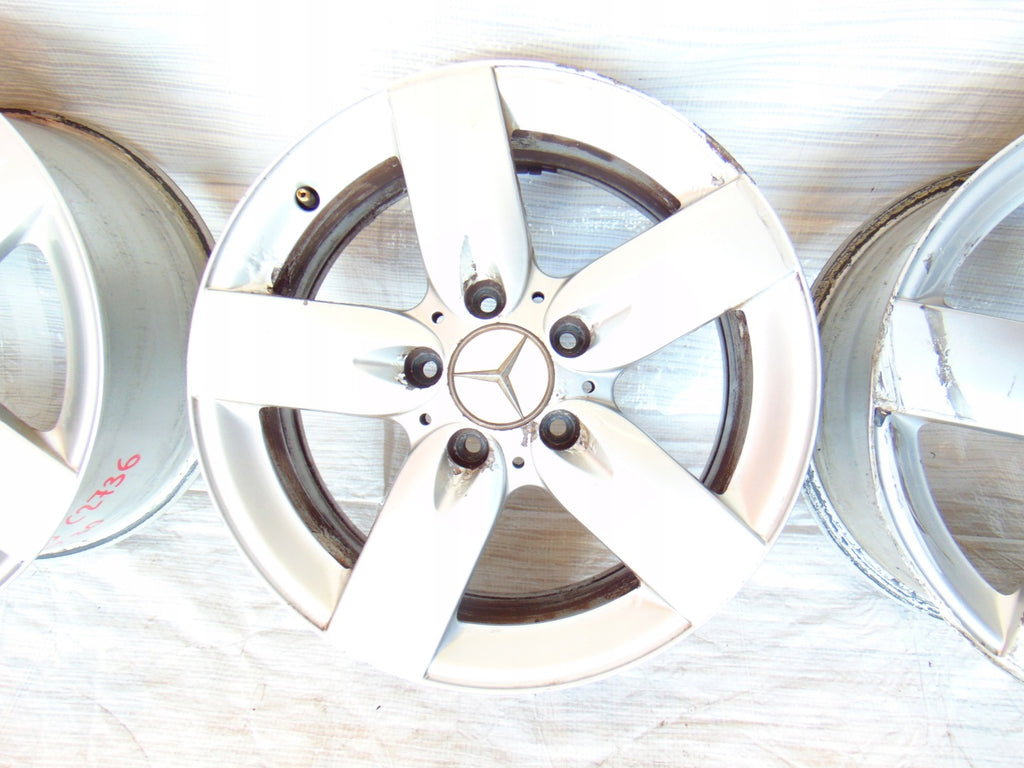 1x Alufelge 16 Zoll 7.0" 5x112 34ET 1714010102 Mercedes-Benz Slk R171 Rim Wheel FEL3458111397lk