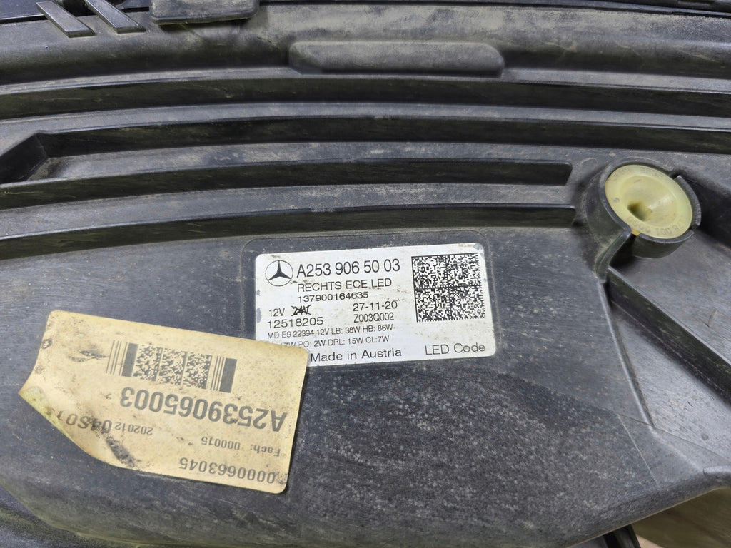 Frontscheinwerfer Mercedes-Benz Glc X253 A2539065003 Rechts Headlight SCH9453691332rd