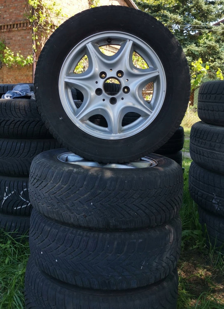 4x Alufelge 15 Zoll 6.0" 5x112 31ET Glanz Silber A2034010102 Mercedes-Benz W203 FEL6308874892gh
