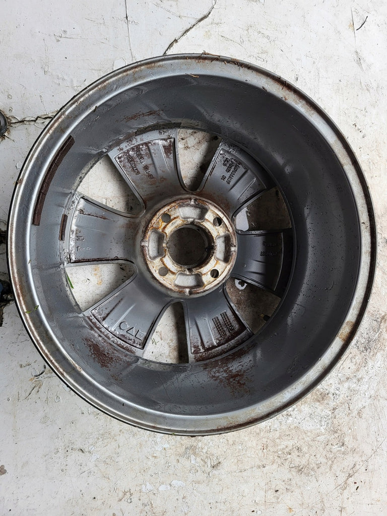 1x Alufelge 16 Zoll 6.5" 4x108 20ET Glanz Silber 9678398177 Peugeot Rim Wheel