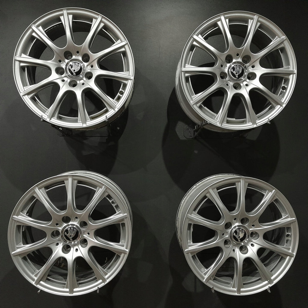 4x Alufelge 16 Zoll 6.5" 5x112 38ET Mercedes-Benz Superb III Octavia Rim Wheel FEL9686033790oc