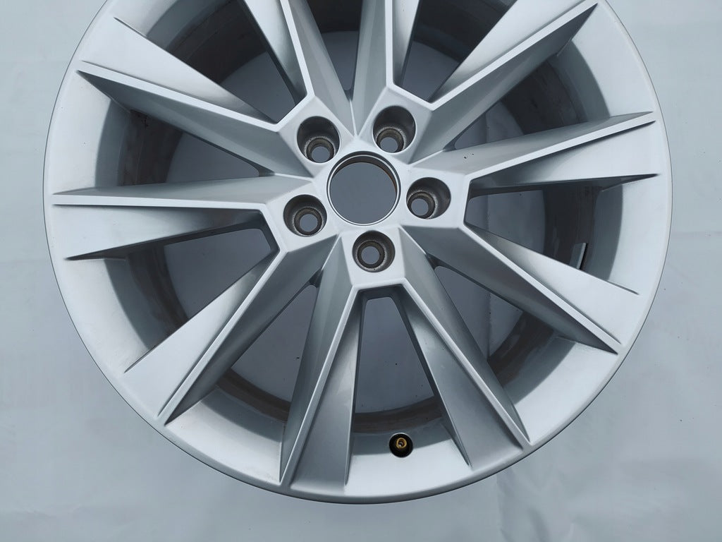 1x Alufelge 17 Zoll 7.0" 5x100 Schwarz 5JJ601025 Skoda Rapid Rim Wheel FEL9984158148ca