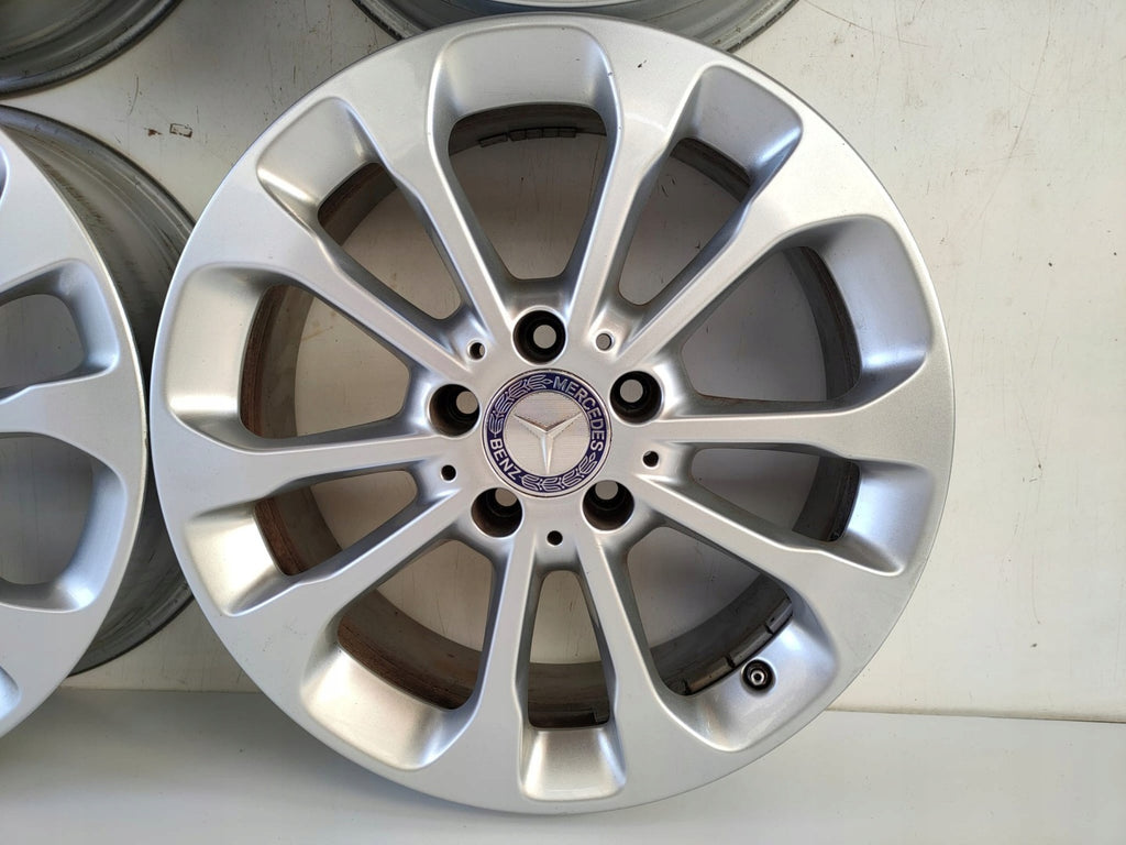 4x Alufelge 17 Zoll 6.5" 5x112 38ET Glanz Silber A1564011700 Mercedes-Benz X156 FEL5249248083up