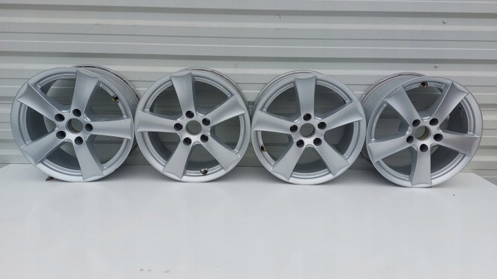 4x Alufelge 16 Zoll 7.0" 5x112 35ET Glanz Silber Rim Wheel FEL9969647660hc