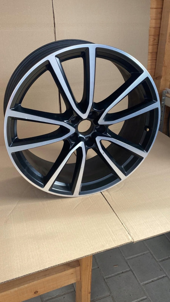 1x Alufelge 21 Zoll 8.5" 5x112 34ET Glanz Schwarz 80A601025BG Audi Q5 Rim Wheel FEL3022353536ur
