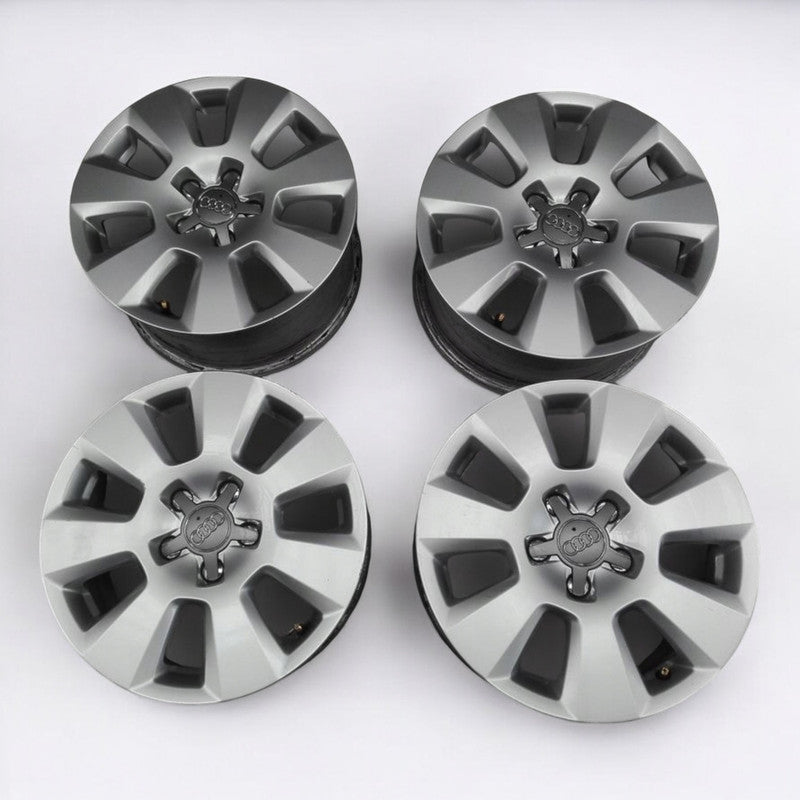 4x Alufelge 16 Zoll 7.5" 5x112 37ET Glanz Silber 4G0601025 Audi A6 C7 Rim Wheel