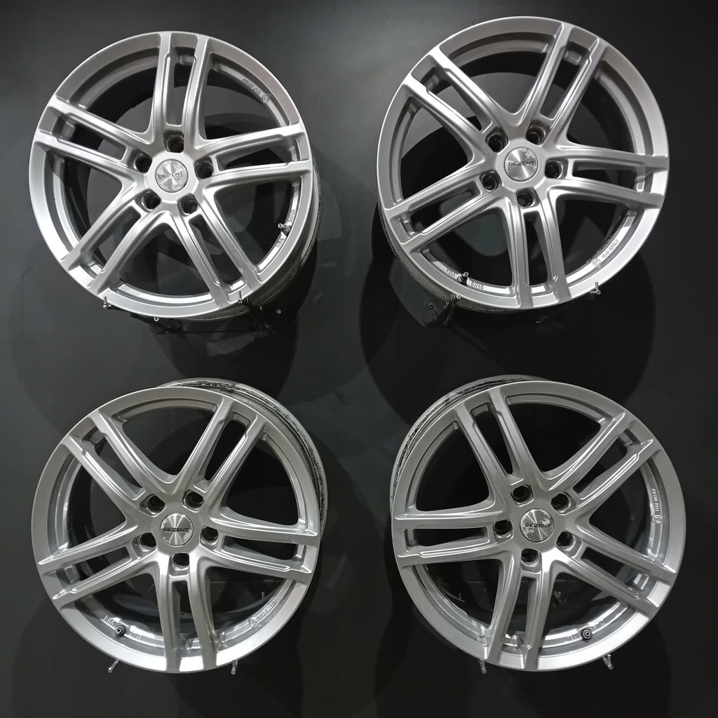 4x Alufelge 18 Zoll 7.5" 5x112 51ET Glanz Silber KBA51745 Seat Altea Rim Wheel FEL5893243303op